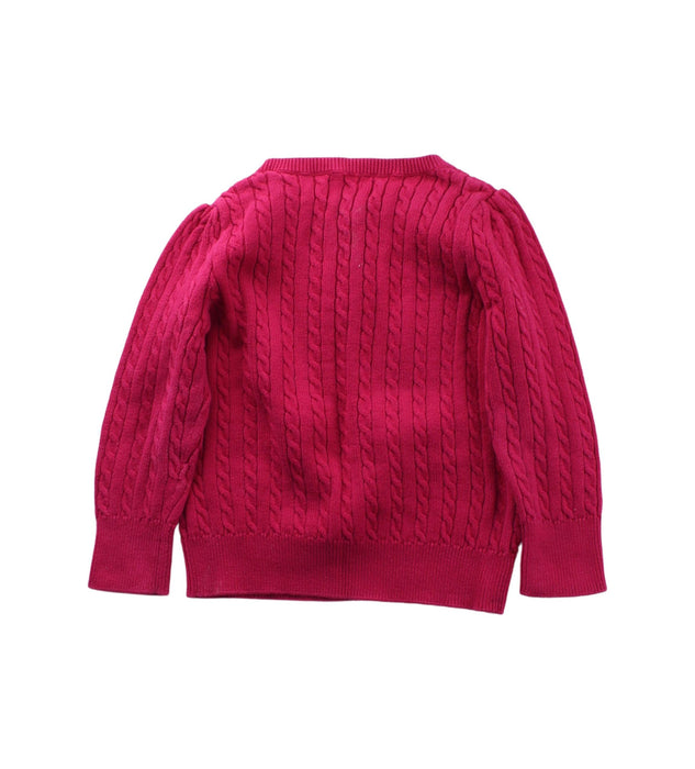 A Pink Knit Sweaters from Polo Ralph Lauren in size 2T for boy. (Back View)