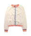 A White Cardigans from Velveteen in size 10Y for girl. (Front View)