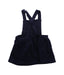 A Blue Overall Dresses from Petit Bateau in size 12-18M for girl. (Back View)