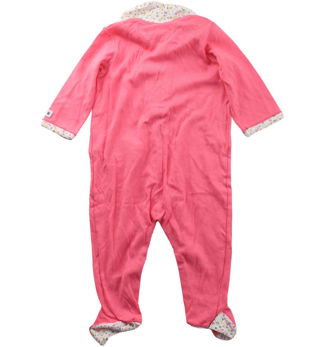 A Pink Onesies from Petit Bateau in size 3-6M for girl. (Back View)