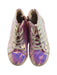 A Purple Sneakers from Seed in size 4T for girl. (Back View)