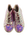 A Purple Sneakers from Seed in size 4T for girl. (Back View)