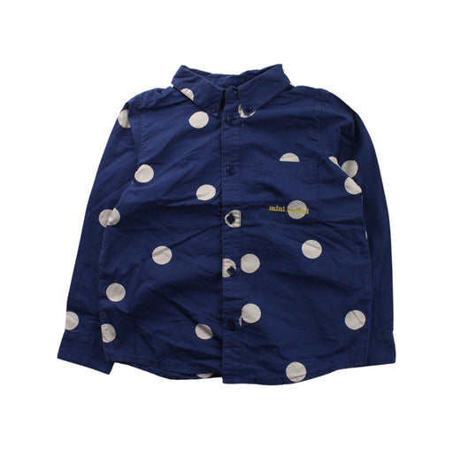 A Navy Long Sleeve Shirts from Mini Rodini in size 3T for neutral. (Front View)
