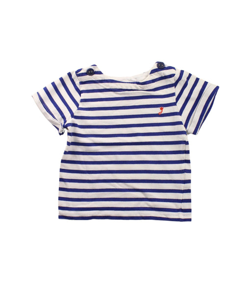 A Blue Short Sleeve Tops from Jacadi in size 12-18M for girl. (Front View)