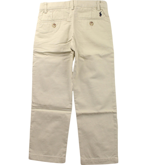 A Beige Casual Pants from Polo Ralph Lauren in size 4T for boy. (Back View)