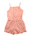 A Pink Sleeveless Rompers from Sergent Major in size 5T for girl. (Back View)