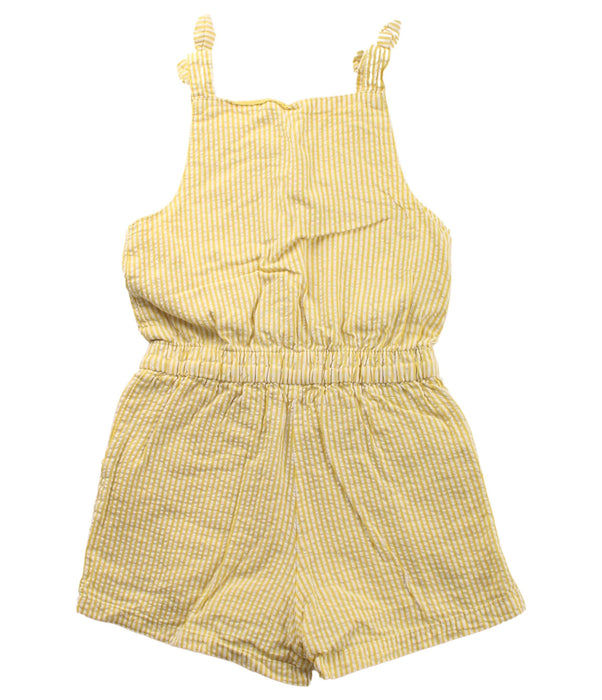 A Yellow Sleeveless Rompers from Sergent Major in size 5T for girl. (Back View)