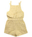 A Yellow Sleeveless Rompers from Sergent Major in size 5T for girl. (Back View)