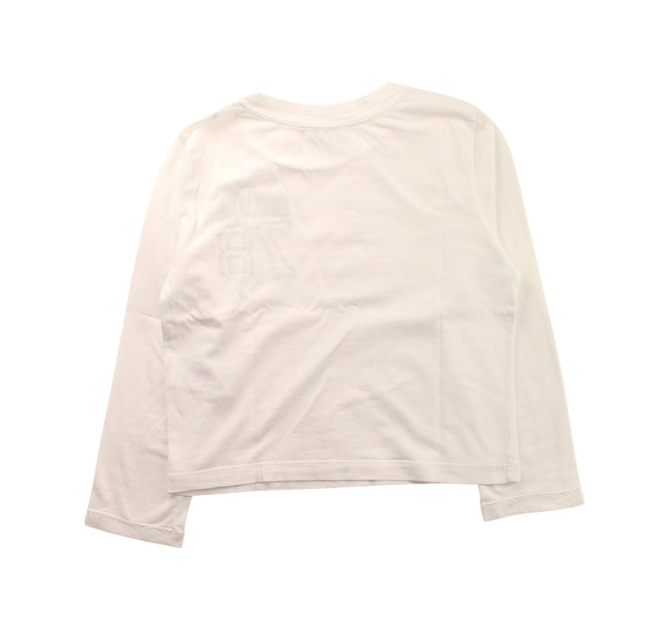 A White Long Sleeve T Shirts from Calvin Klein in size 12Y for neutral. (Back View)