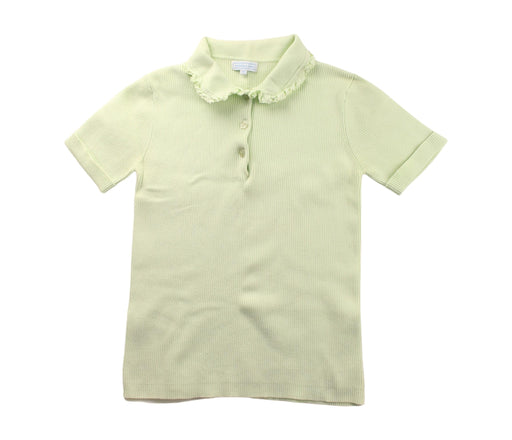 A Green Short Sleeve Polos from Nicholas & Bears in size 12Y for girl. (Front View)