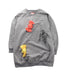 A Grey Crewneck Sweatshirts from Wauw Capow in size 7Y for girl. (Front View)