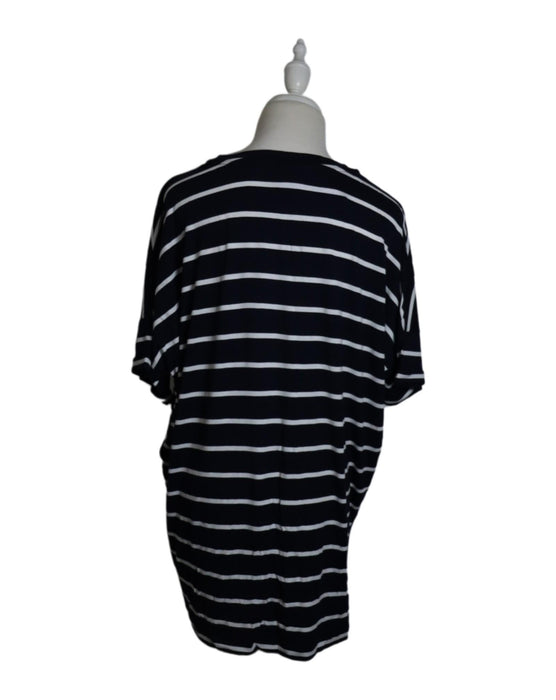 A Black Short Sleeve Dresses from Seraphine in size XS for maternity. (Back View)