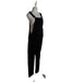 A Black Long Overalls from Seraphine in size S for maternity. (Front View)