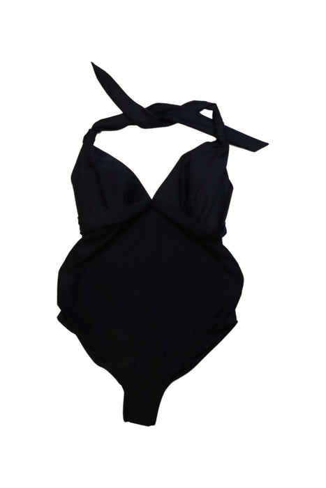 A Black Swimsuits from Seraphine in size S for maternity. (Front View)
