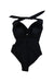 A Black Swimsuits from Seraphine in size S for maternity. (Back View)