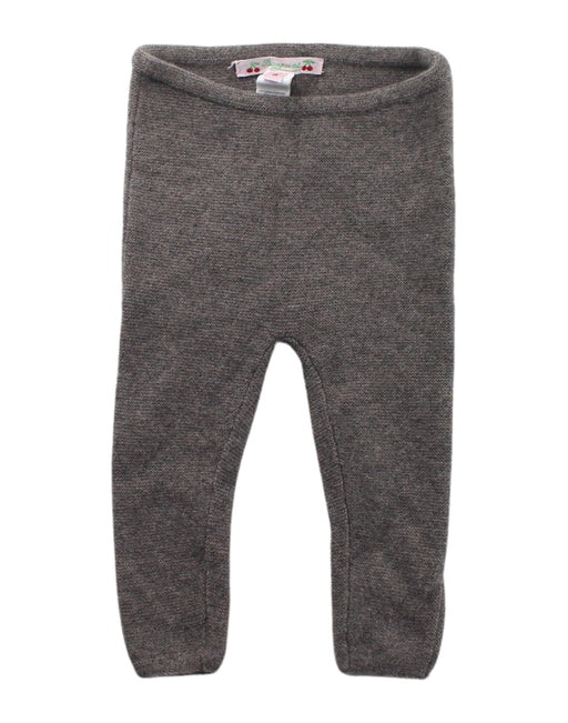 A Grey Leggings from Bonpoint in size 3-6M for girl. (Front View)