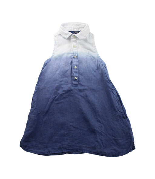 A White Sleeveless Dresses from Polo Ralph Lauren in size 3T for girl. (Front View)