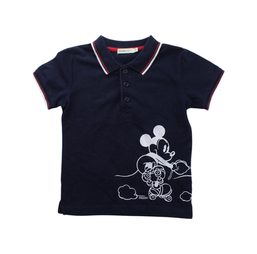 A Multicolour Short Sleeve Polos from BEAMS in size 4T for boy. (Front View)