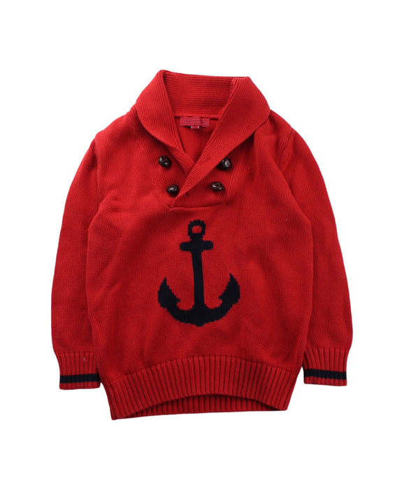 A Red Knit Sweaters from Nicholas & Bears in size 3T for boy. (Front View)