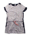 A Multicolour Short Sleeve Dresses from Petit Bateau in size 3T for girl. (Front View)
