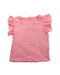 A Pink Short Sleeve Tops from Petit Bateau in size 3T for girl. (Front View)