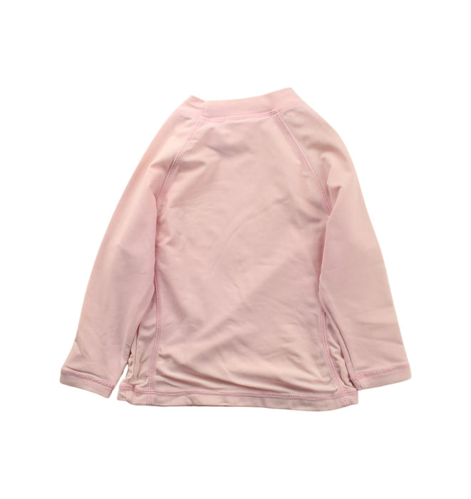 A Pink Rash Guards from Snapper Rock in size 3T for girl. (Back View)