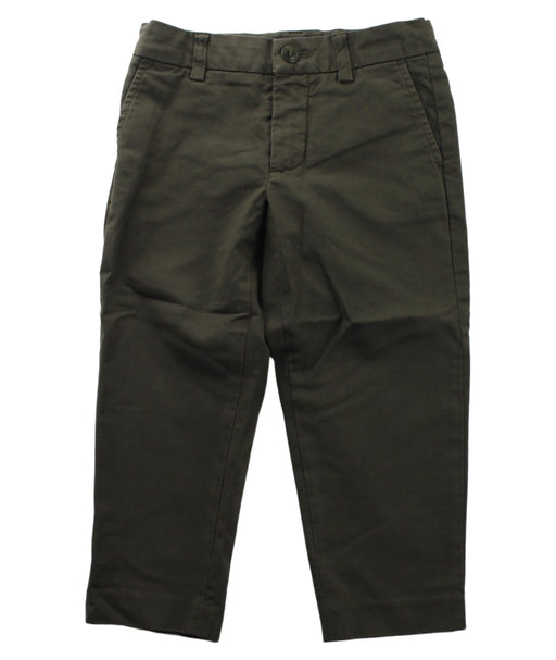 A Green Casual Pants from Loro Piana in size 2T for boy. (Front View)