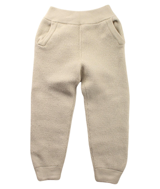 A Beige Sweatpants from Loro Piana in size 2T for neutral. (Front View)