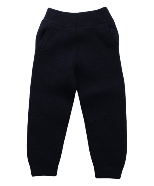 A Black Sweatpants from Loro Piana in size 2T for boy. (Front View)