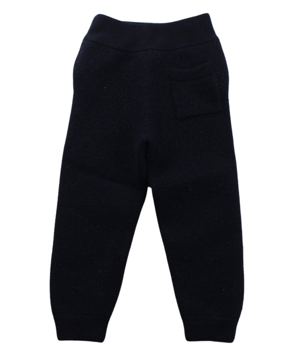 A Black Sweatpants from Loro Piana in size 2T for boy. (Back View)