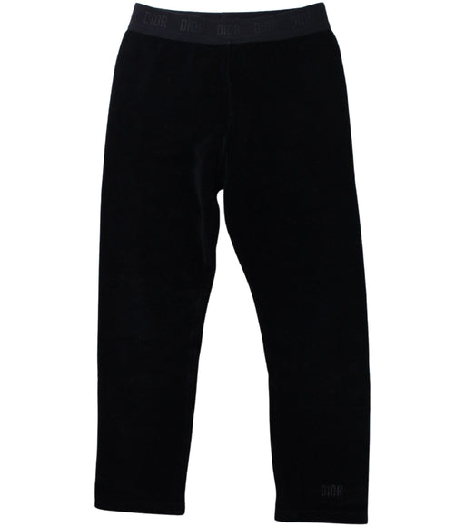 A Black Leggings from Dior in size 5T for girl. (Front View)