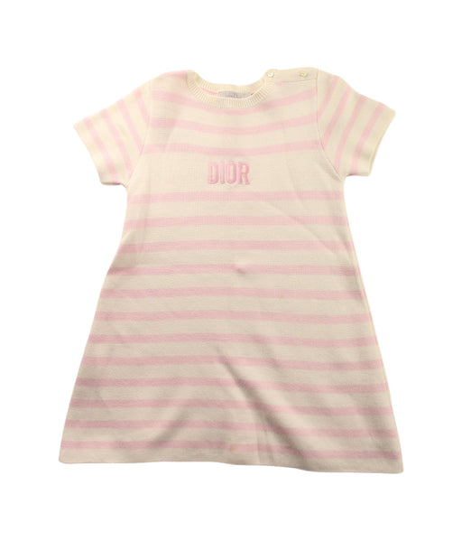 A Beige Short Sleeve Dresses from Dior in size 3T for girl. (Front View)