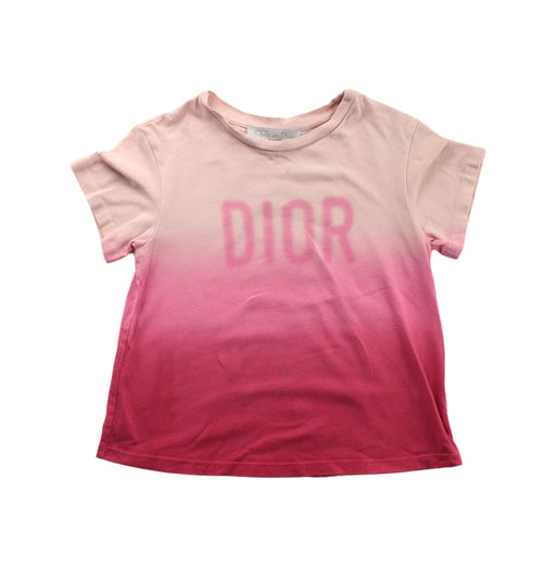 A Multicolour Short Sleeve T Shirts from Dior in size 4T for girl. (Front View)