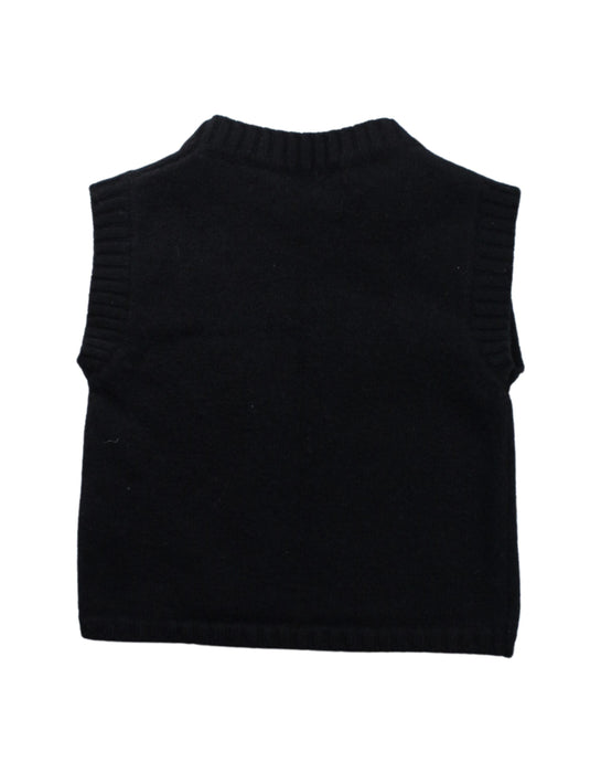 A Black Sweater Vests from Dior in size 4T for girl. (Back View)