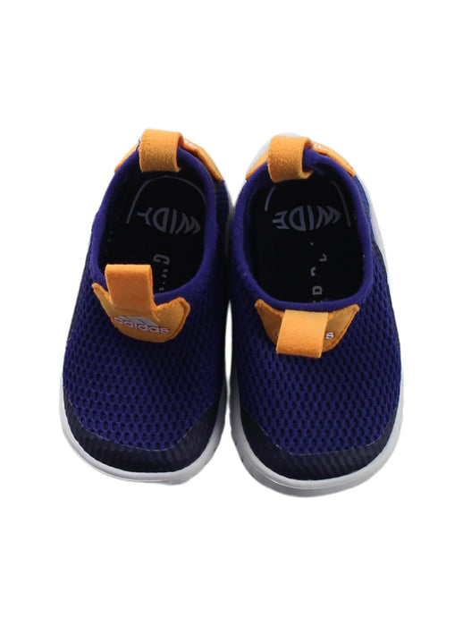 A Purple Slip Ons from Adidas in size 12-18M for boy. (Back View)