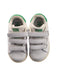 A White Sneakers from Adidas in size 18-24M for boy. (Back View)