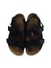 A Black Sandals from Birkenstock in size 7Y for girl. (Back View)