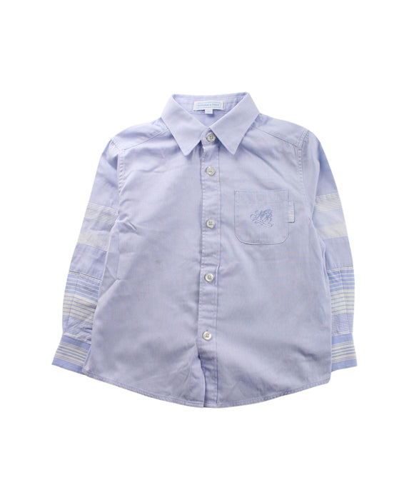 A Blue Long Sleeve Shirts from Nicholas & Bears in size 3T for boy. (Front View)