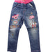 A Blue Jeans from Why and 1/2 in size 5T for girl. (Front View)