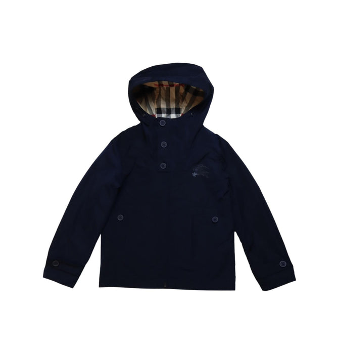 A Navy Lightweight Jackets from Burberry in size 8Y for neutral. (Front View)