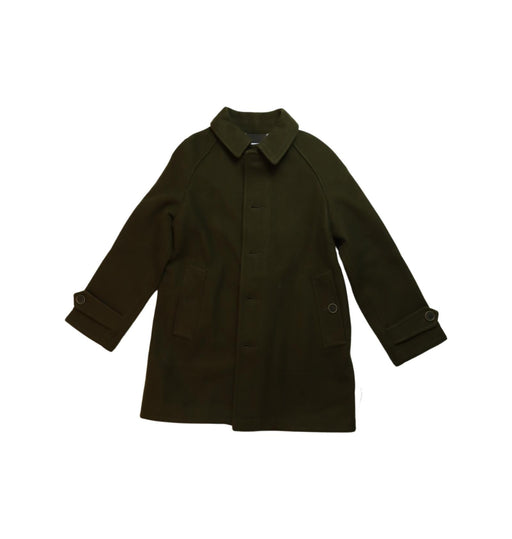 A Green Coats from Burberry in size 8Y for boy. (Front View)