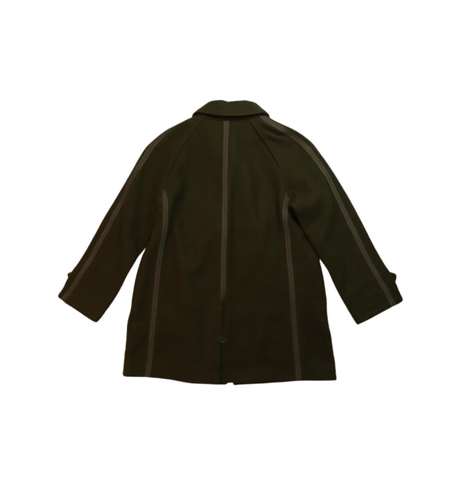 A Green Coats from Burberry in size 8Y for boy. (Back View)