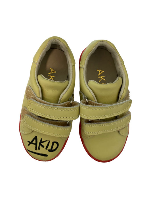 A Beige Sneakers from AKID in size 18-24M for neutral. (Front View)