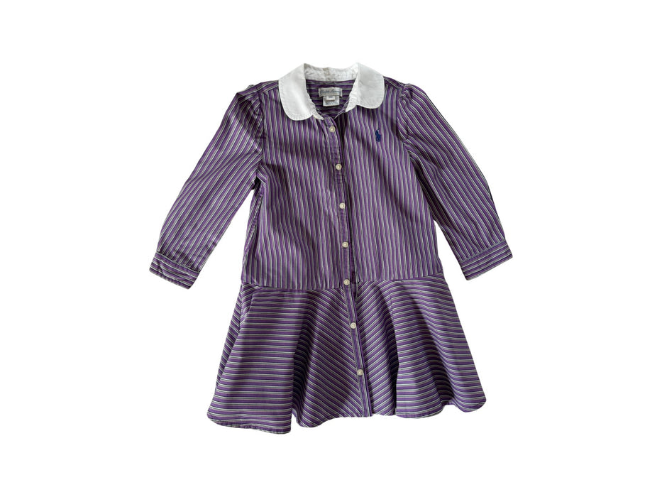 A Purple Long Sleeve Dresses from Ralph Lauren in size 18-24M for girl. (Front View)