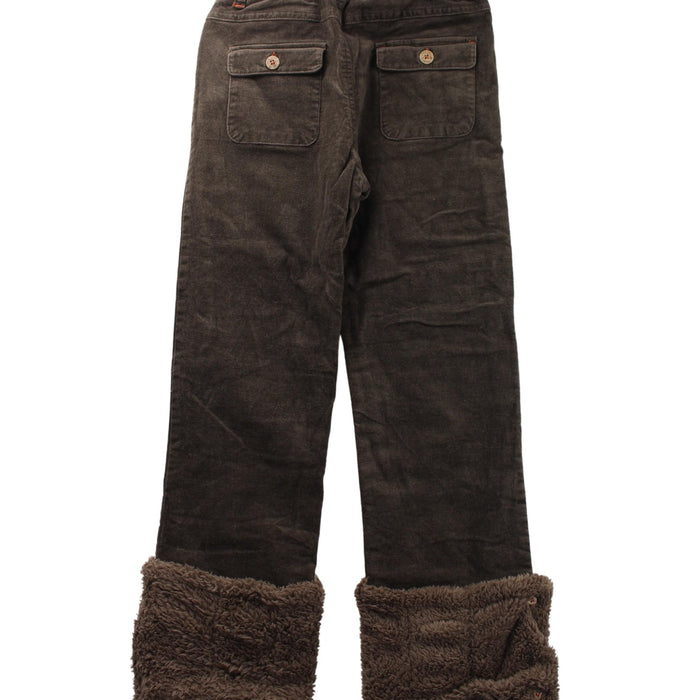 A Brown Casual Pants from Ragmart in size 7Y for boy. (Back View)