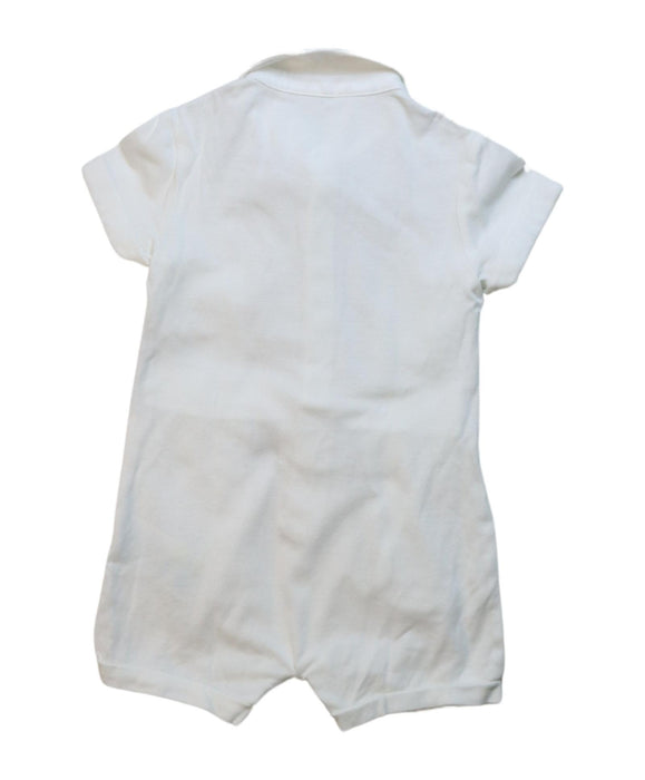 A White Short Sleeve Rompers from Nicholas & Bears in size 6-12M for boy. (Back View)