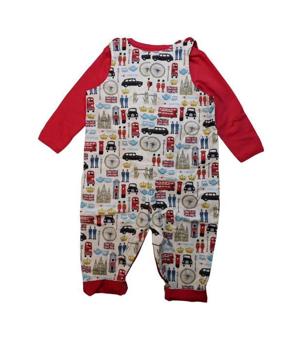A Multicolour Long Sleeve Jumpsuits from Toby Tiger in size 18-24M for boy. (Back View)