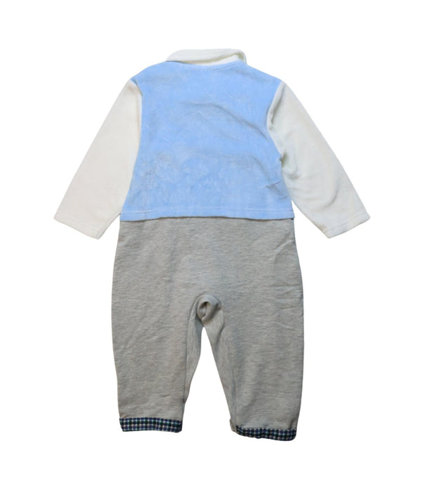 A Multicolour Long Sleeve Jumpsuits from Chickeeduck in size 12-18M for boy. (Back View)