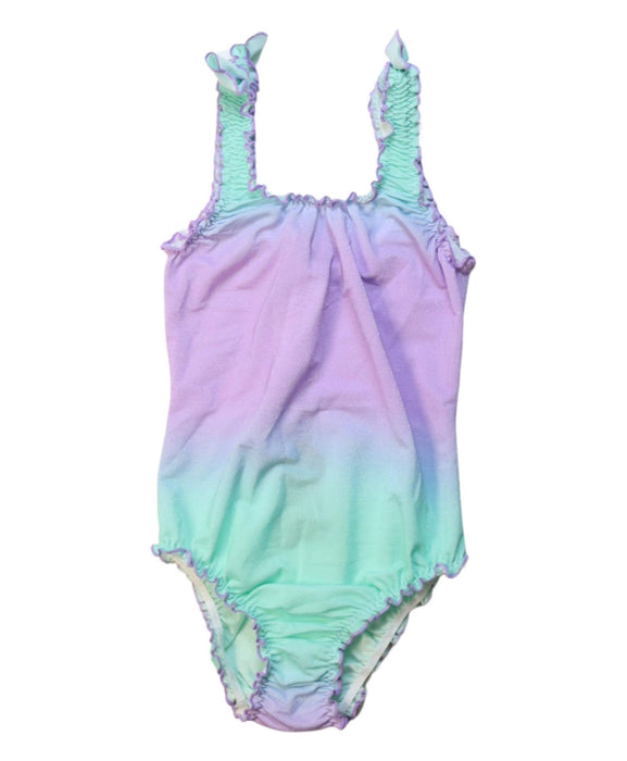 A Purple Swimsuits from Calzedonia in size 10Y for girl. (Front View)