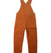 A Orange Long Overalls from Cadet Rousselle in size 3T for boy. (Back View)